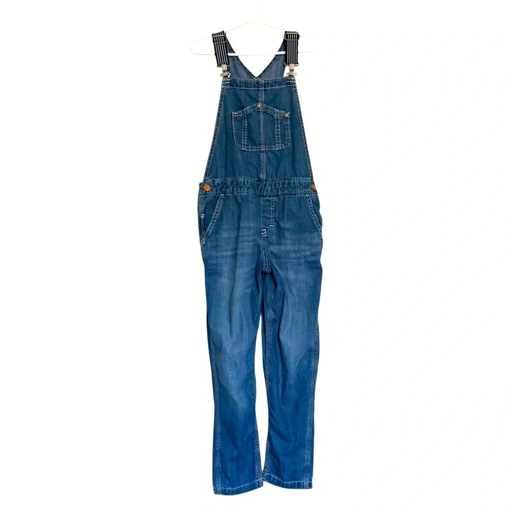 Gymboree Blue Denim Overalls Size 8